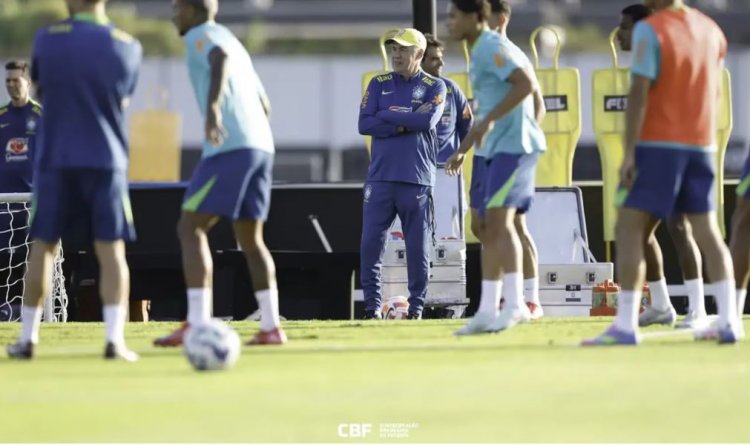 Seleção brasileira deve ter mudança de esquema na estreia de Ancelotti
